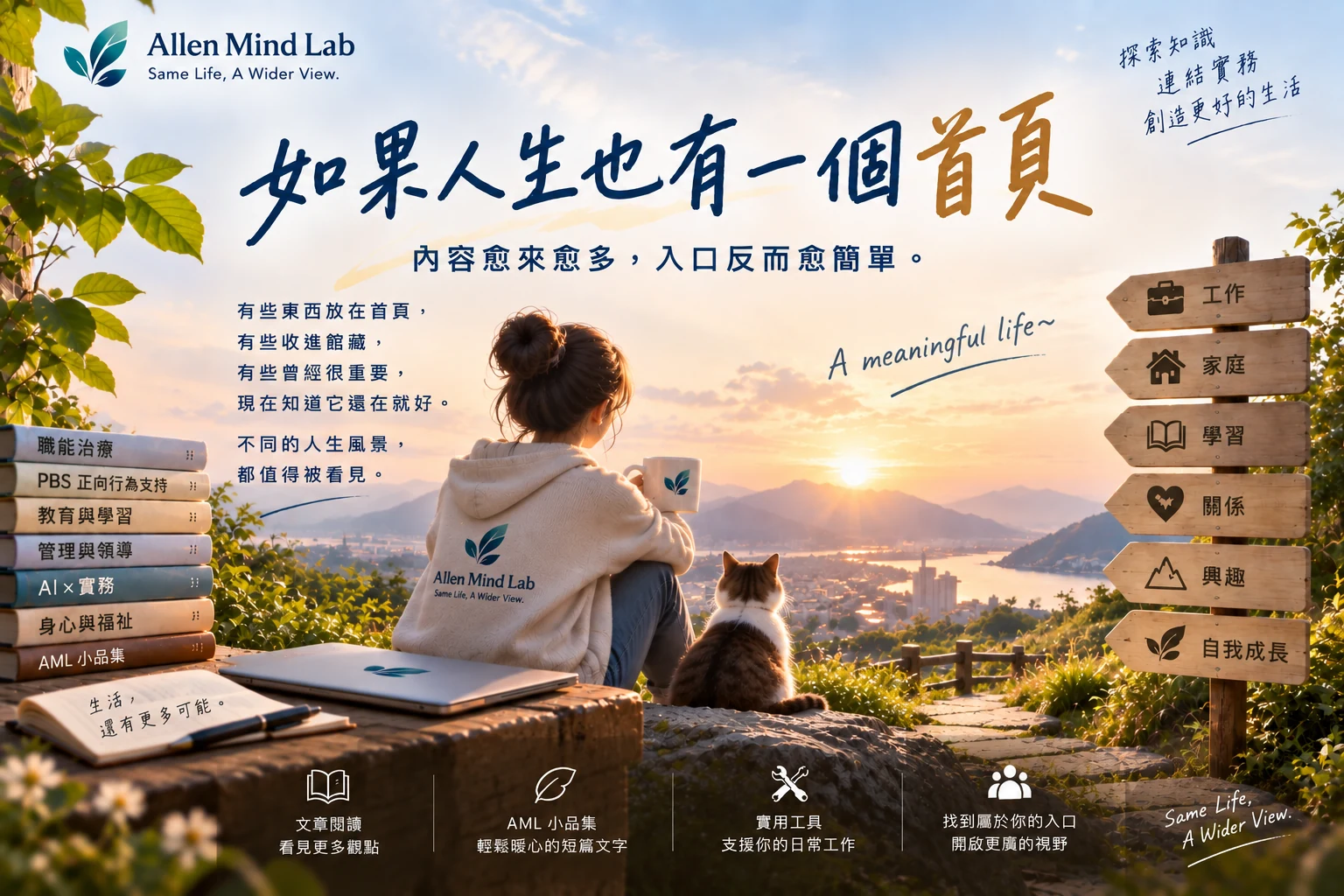 如果人生也有一個首頁 AML 小品海報